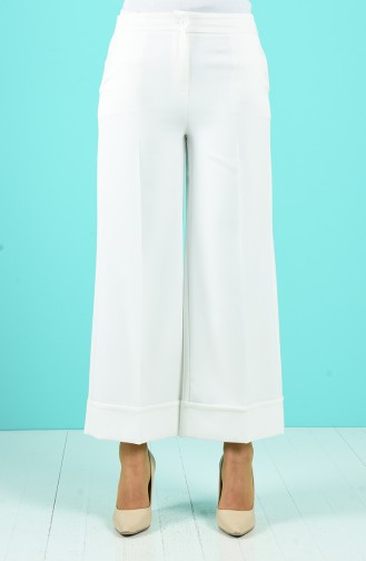 Double Leg Trousers 3156-05 Ecru 3156-05