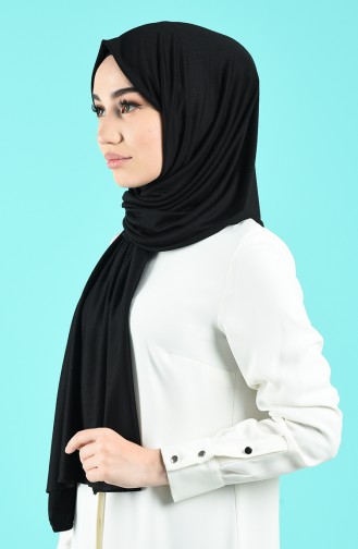 Penye Şal 1122-07 Siyah