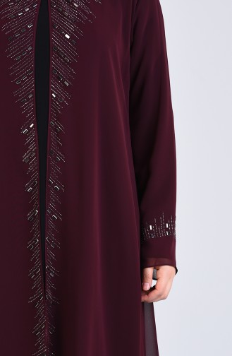 Habillé Hijab Bordeaux 4284-05