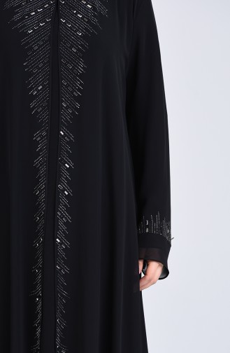 Habillé Hijab Noir 4284-04