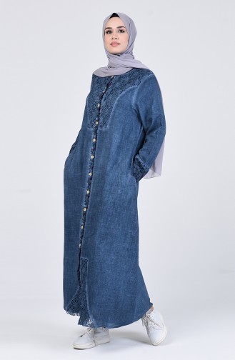 Chile Cloth Lace Dress 4141-05 Indigo 4141-05