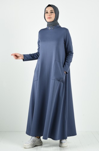 Dress with Two Thread Pockets 88105-03 Indigo 88105-03