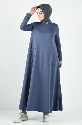 Indigo Hijab Kleider 88105-03