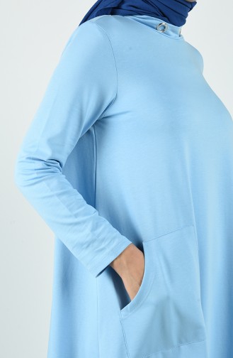 Robe Hijab Bleu 88105-05