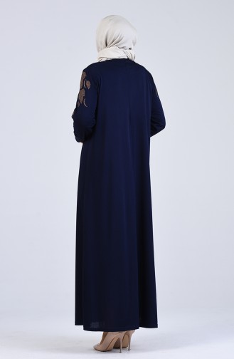 Lila Hijab Kleider 4894-02