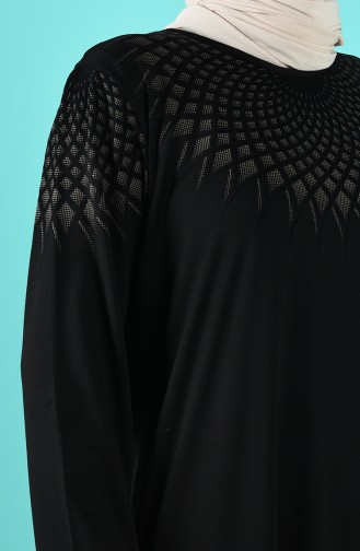 فستان أسود 4900-07