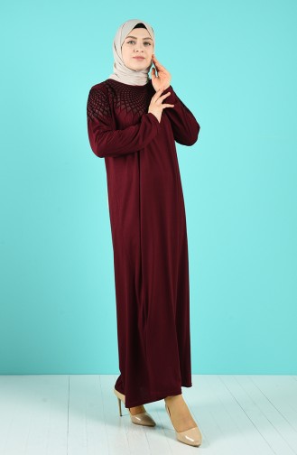 Robe Hijab Plum 4900-09