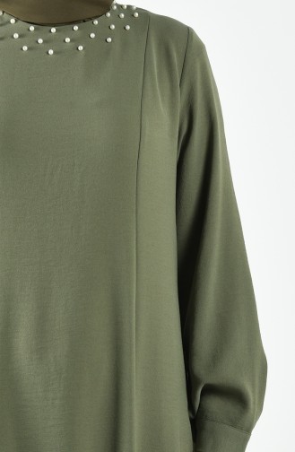 فستان كاكي 1203-02