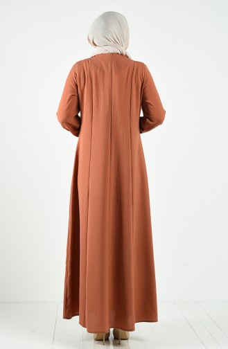 Robe Hijab Pelure d`oignon 1203-03