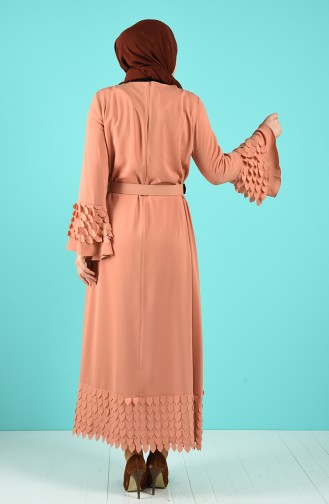 Robe Hijab Saumon 12019-01