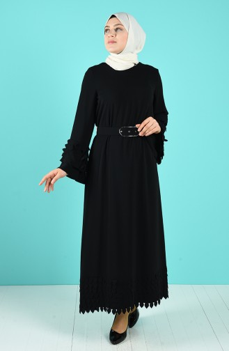 Robe Hijab Noir 12019-02