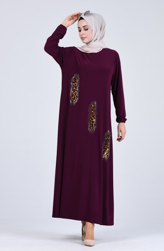 Robe Hijab Pourpre 1004-06