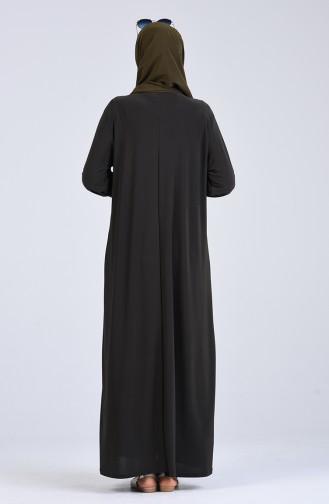 فستان كاكي 1015-06