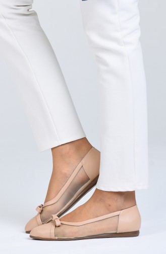 Skin Color Women`s Flats 0211-05