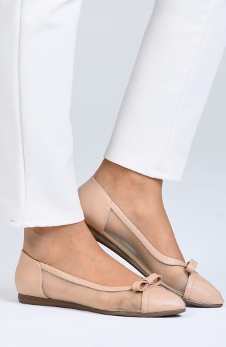 Skin Color Women`s Flats 0211-05