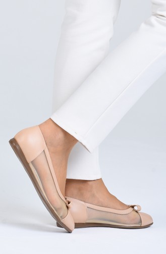 Skin Color Women`s Flats 0211-05