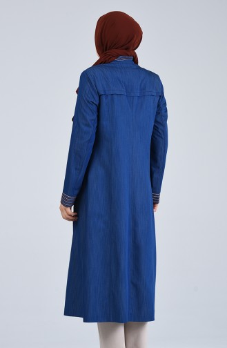 Navy Blue Abaya 0805-04