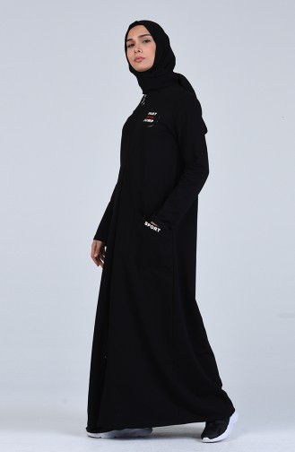 Black Abaya 5004-01