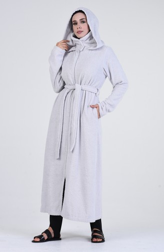 Gray Towel and Bathrobe Set 1001-01