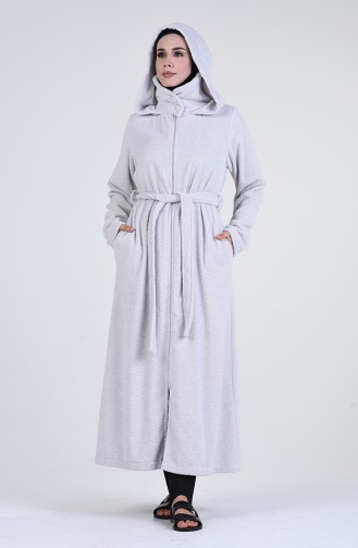 Gray Towel and Bathrobe Set 1001-01