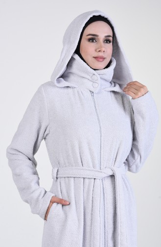 Gray Towel and Bathrobe Set 1001-01