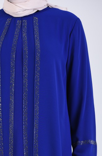 Saxon blue İslamitische Avondjurk 1263-01