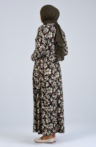 Mink Hijab Dress 4556F-04