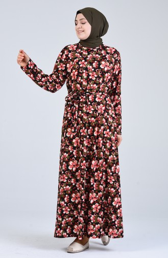 Robe Hijab Noir 4556F-06