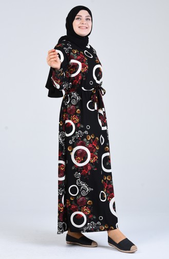 Robe Hijab Noir 4556G-04