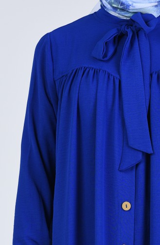 Saks-Blau Hijab Kleider 5671-02