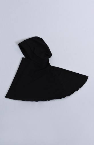 Schwarz Hijab Badeanzug 8094-03
