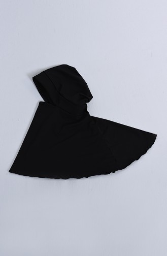 Maillot de Bain Hijab Noir 8094-03