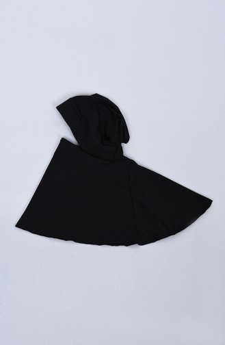 Maillot de Bain Hijab Noir 8151-01