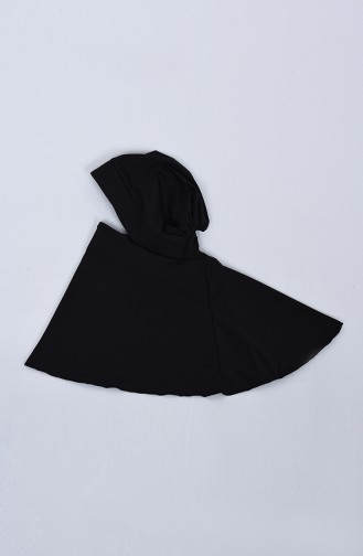 Schwarz Hijab Badeanzug 8151-01