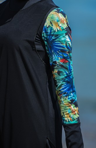 Black Modest Swimwear 8206-01