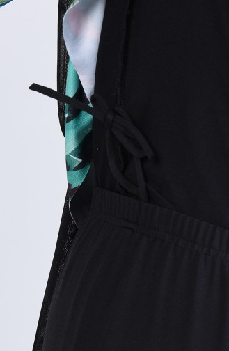 Black Modest Swimwear 8206-01