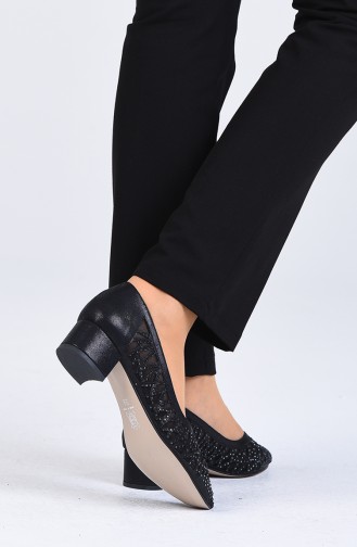 Black High-Heel Shoes 0101-01