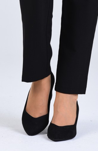 Black High-Heel Shoes 0610-02