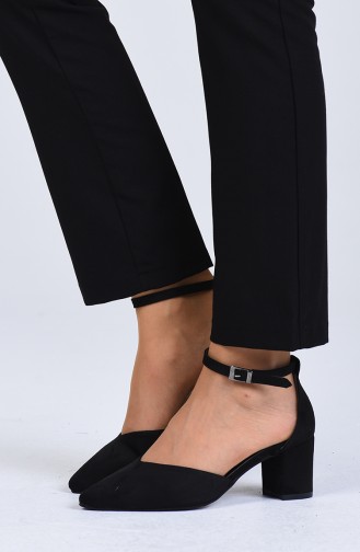 Chaussures a Talons Noir 0612-01