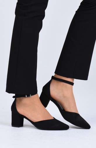 Chaussures a Talons Noir 0612-01