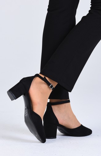 Chaussures a Talons Noir 0612-01