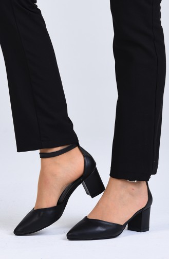 Black High-Heel Shoes 0612-02