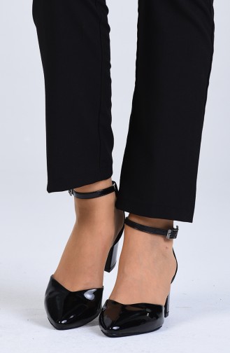 Black High-Heel Shoes 0612-03