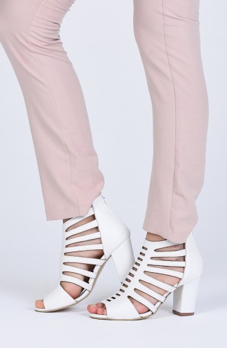 White High Heels 1301-05