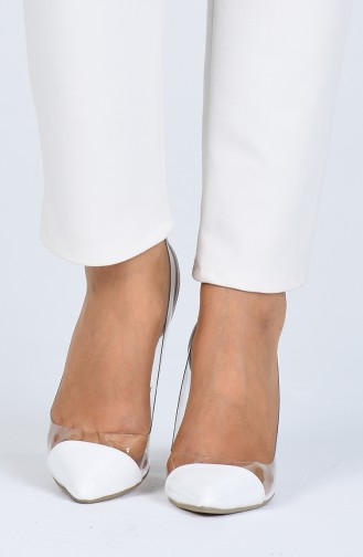 White High-Heel Shoes 2122-04