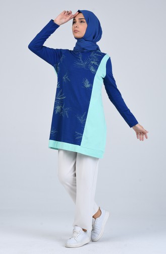 Navy Blue Tuniek 1630-01