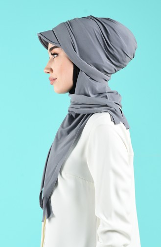 Gray Casual Scarf 7019-02