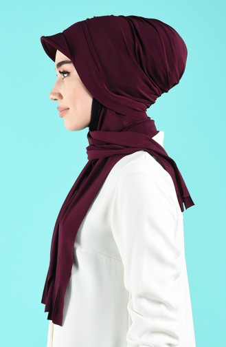 Dark Fuchsia Casual Scarf 7019-03