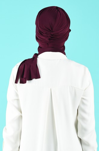 Dark Fuchsia Casual Scarf 7019-03