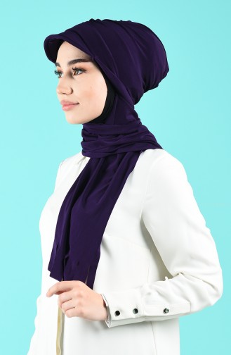 Purple Casual Scarf 7019-07